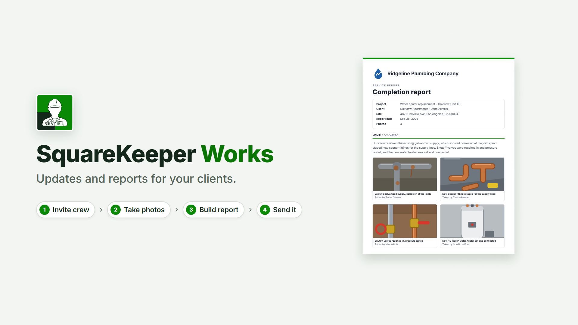 SquareKeeper Works explainer video, in English with captions